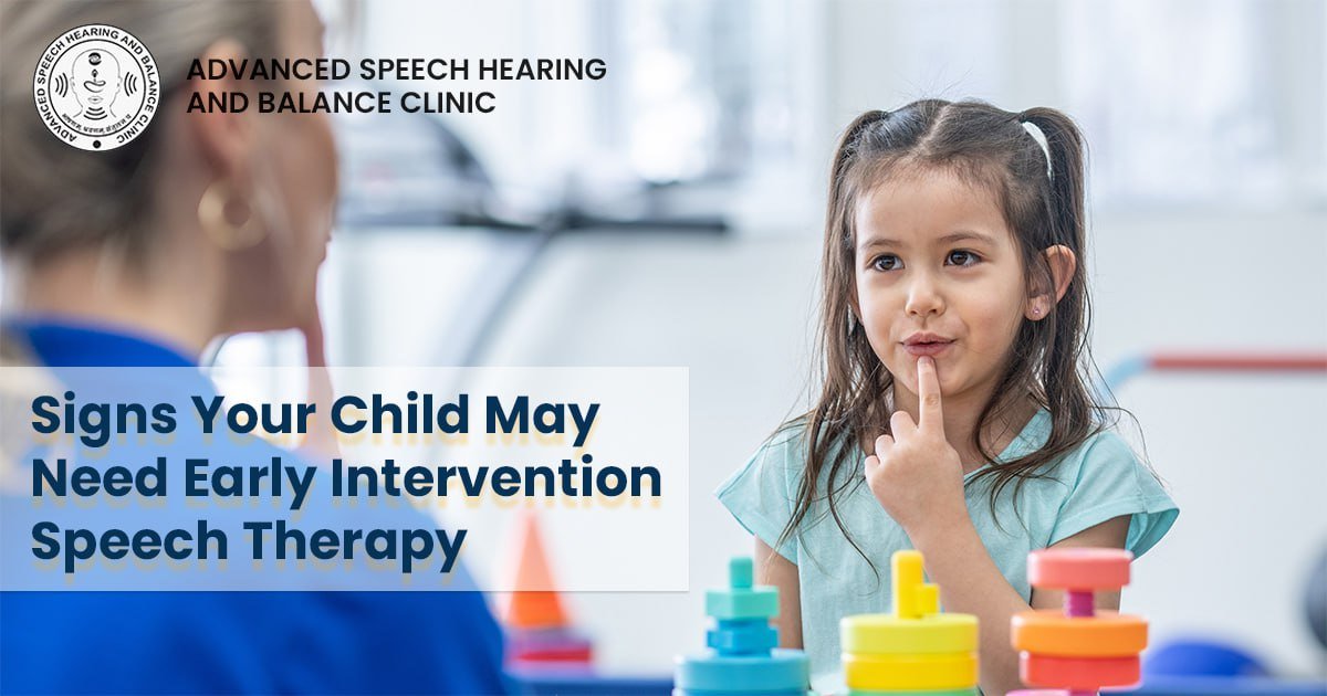 Signs Your Child May Need Early Intervention Speech Therapy | ASHBC