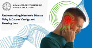 Man experiencing ear pain and ringing due to Meniere’s disease causing vertigo and hearing loss